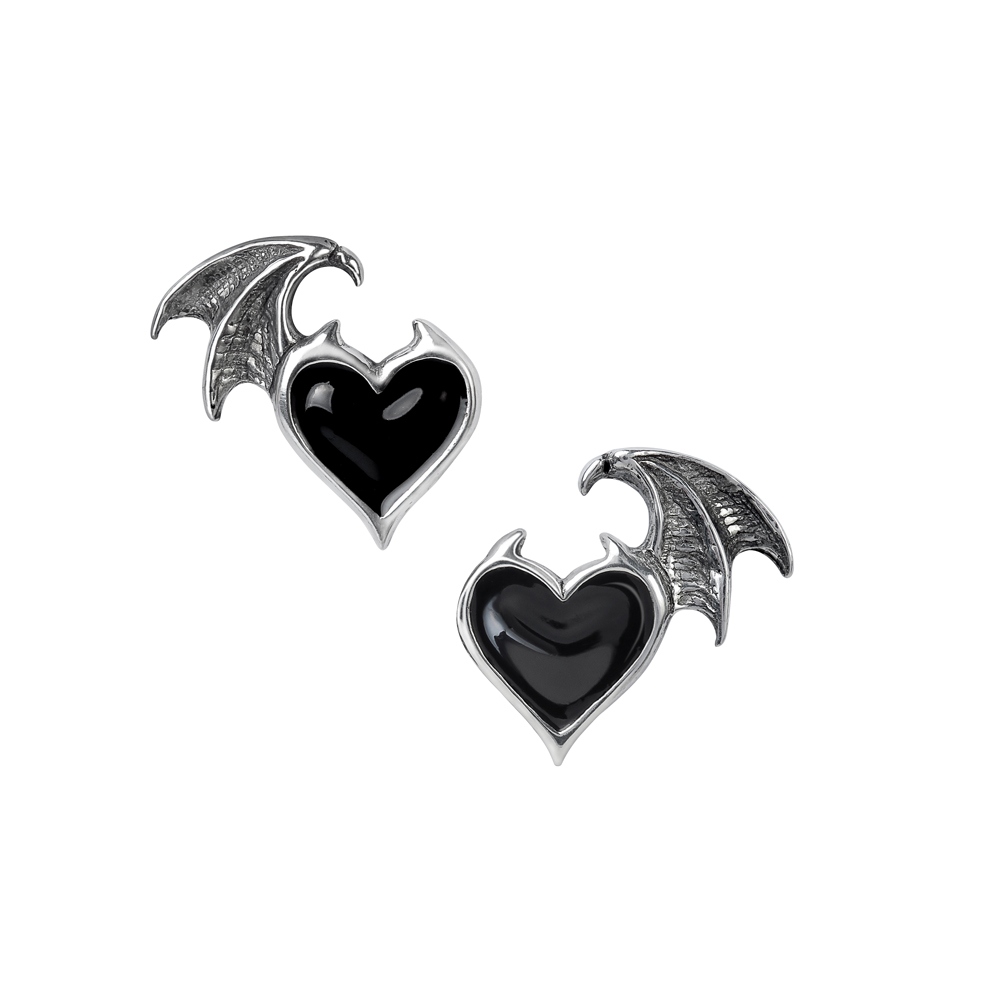 Alchemy - Blacksoul Stud oorbellen - Zwart